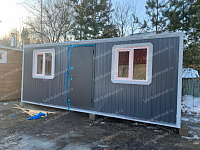 Блок-контейнер Металлический БК-26 Вагонка 6х2.4 RAL 7024 (АРЕНДА 1МЕС)